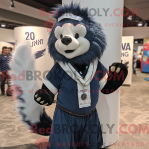 Navy Skunk-mascottekostuum...