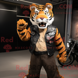 Brauner Tiger Maskottchen...