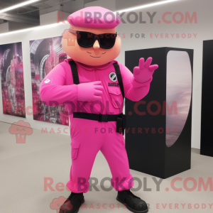 Rosa Para Commando máscara...