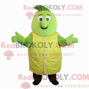 Postava maskota Lime Green...