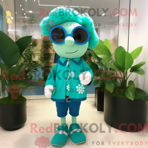 Turquoise Four Leaf Clover...