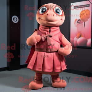 Postava maskota Rust Pink...