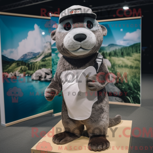 Costume mascotte de Silver...