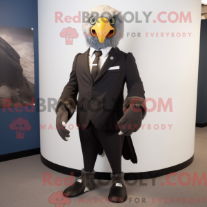 Black Bald Eagle maskot...