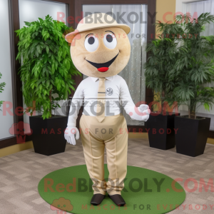 Postava maskota béžového...