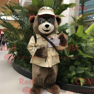 Disfraz de mascota del oso...