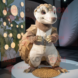 Crème Pangolin mascotte...