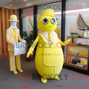 Citrongul Champagne maskot...