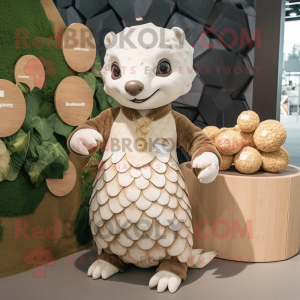 Crème Pangolin mascotte...