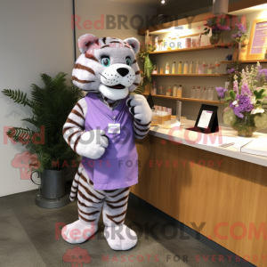 Lavendeltiger-Maskottchenko...