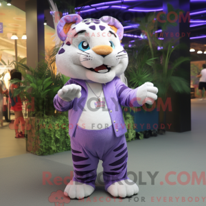 Lavender Tiger mascot...