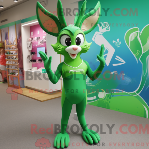 Green Gazelle mascot...