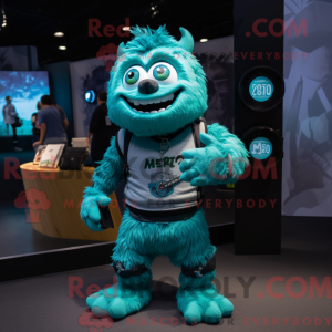 Teal Frankenstein S Monster...