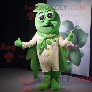 Green Beanstalk mascot...