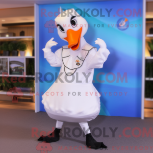Costume mascotte de cygne...