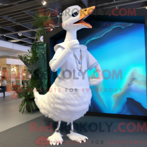 Costume mascotte de cygne...
