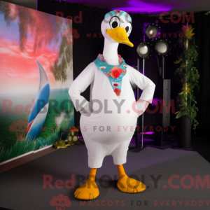 Costume mascotte de cygne...