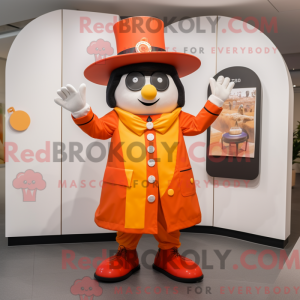 Personnage mascotte Orange...