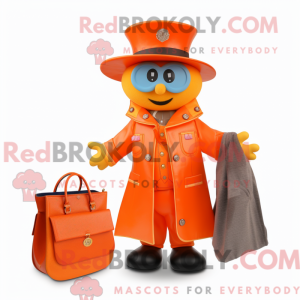 Orange Ring Master maskot...