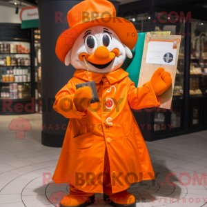 Personnage mascotte Orange...
