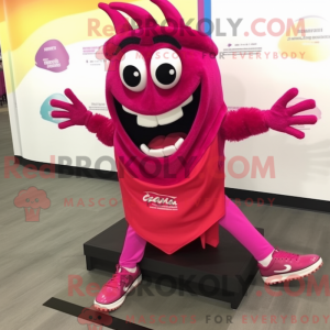 Postava maskota Magenta...
