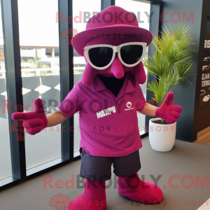 Postava maskota Magenta...