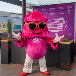 Postava maskota Magenta...