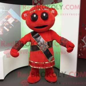 Red Celtic Cross mascot...