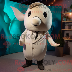 Costume mascotte de narval...