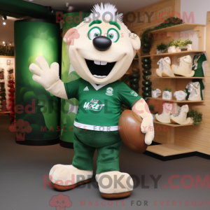 Mascotte d Aglet vert forêt...