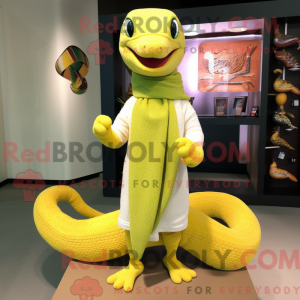Lemon Yellow Python mascot...