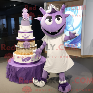 Lavendel bryllupskake...