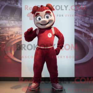 Maroon Acrobat maskot...