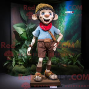 Fantasia de mascote Acrobata com bermuda cargo e tornozeleiras - Mascotes acrobatas - REBROKO_320669 - RedBrokoly.com
