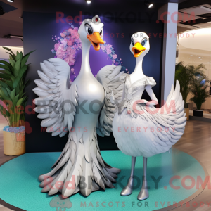 Costume mascotte de Cygne...