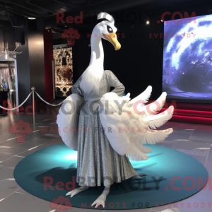 Costume mascotte de Cygne...