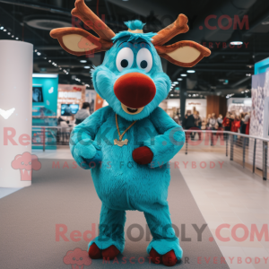 Costume mascotte de renne...