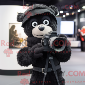 Schwarze Kamera Maskottchen...