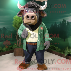 Forest Green Buffalo maskot...