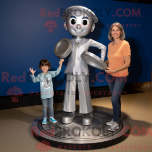 Silver Plate Spinner mascot...