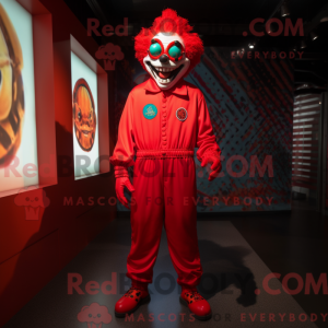 Maskotdraktfigurat Red Evil...