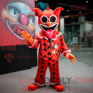 Red Evil Clown máscara de...