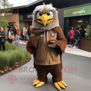 Brown Haast S Eagle maskot...