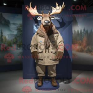 Disfraz de mascota Navy Elk...