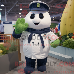 Navy Zucchini mascot...