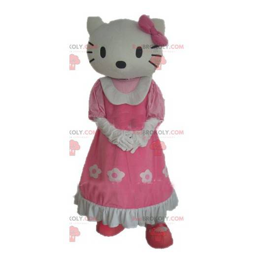 Hello Kitty mascotte famoso gatto dei cartoni animati -