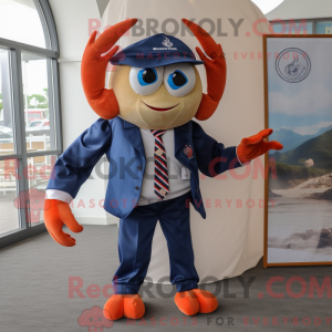 Navy Crab-maskotdraktfigur...