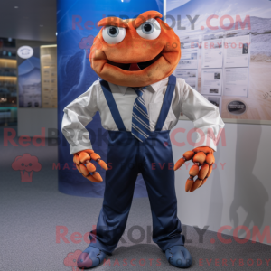 Navy Crab-maskotdraktfigur...