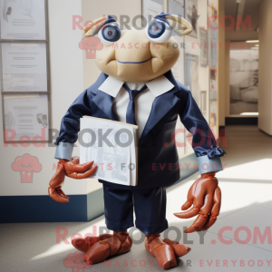 Navy Crab maskot kostume...