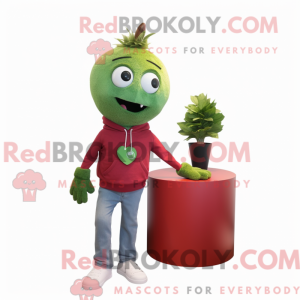 Olive Raspberry mascot...